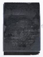 aurore pallet-Météore, oil on paper, 32x24cm 2019