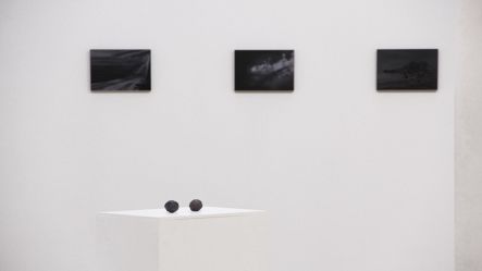 aurore pallet-Les Annonces Fossiles, exhibition views, Galerie Isabelle Gounod, Paris, 2015